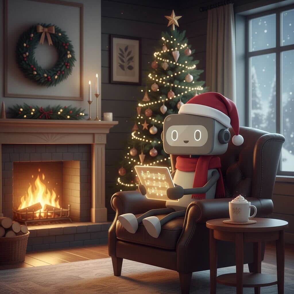 Kwiziq French Christmas Album 2025 Cover Art